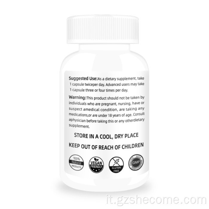 Turkesterone Messo su capsule muscolari di Turkesterone di massa